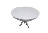 Bengi Masa BABA AYAK Ihlamur Ağacı Mdf Açıl Tabla Parlak Krem Lake Boya Klasik  Ayak 120 cm El Yapım