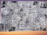 Diamond Halı 25020A koyu bej  Model 150*220 Polip Leke Tutmaz Modern Çizgi