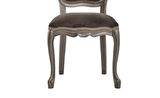 Sandalye 19758 Zus021 Model Gri Renk Baby Face Kumaş Kayın Aslan Ayak El Yapım