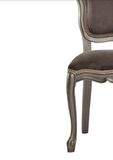 Sandalye 19758 Zus021 Model Gri Renk Baby Face Kumaş Kayın Aslan Ayak El Yapım