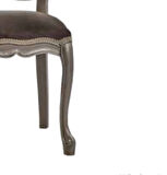 Sandalye 19758 Zus021 Model Gri Renk Baby Face Kumaş Kayın Aslan Ayak El Yapım