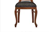 Sandalye 19764 Zus027 Oval Sırtlık Model Kayın Aslan Ayak Örgü Kumaş Ceviz ElYapı