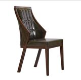 Sandalye 19775 Zus038 Suni Deri Model Kapitone Modern Ceviz Renk Kayın Aslan Ayak