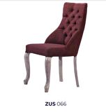 Sandalye 19804 Zus066 Kapitone Model Bordo Renk Ort Oturum Sırt Kavrar Kayın Ayak