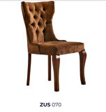 Sandalye 19808 Zus070 Kapitone Kanat Sırt Model Kiremit Renk Kayın ayak Ort Oturu