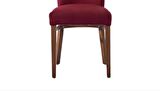 Sandalye 19813 Zus075 Giydirme Model Bordo taytüy Kumaş Küt Ayak Ort Otrm El yapım