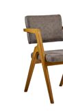Sandalye 19865 Zus129 Ters V Ayak MODEL Kayın Ort Oturum BabyFace Kumaş ElYapım