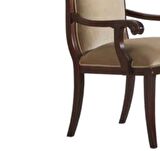 Sandalye 198738 Zus163 Tam S Kolçak  Kayın Retro Ayak Ceviz BABYFAC KUMAŞ El Yapı