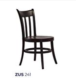 Sandalye 19890 Zus241 Çıtalı Sırtlık Model Kayın Bambu Ayak Siyah Renk El yapım