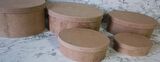 Hobi Adn 5'li Kutu Set Oval Ahşap HAM MDF Maşuka Özellik MODEL El Yapım