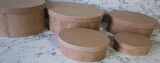 Hobi Adn 5'li Kutu Set Oval Ahşap HAM MDF Maşuka Özellik MODEL El Yapım