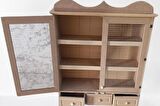 Hobi ADN Dekoratif Telli Dolap Terek Ahşap MDF Ham CNC Kesim Model El yapım