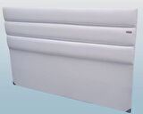 Başlık DK Çift Kişilik 150 lık Suni Deri Kumaş Model Beyaz Renk El Yapım 