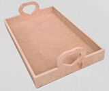 Hobi ADN 90367 MODEL Tepsi Kalplı Ahşap MDF HAM El Yapım