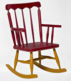 Sandalye Zus2273 Model 90470 Sallanan Ahşap Retro Ayak Kutuda Sevk El Yapım