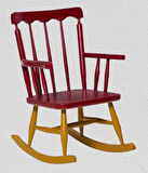 Sandalye Zus2273 Model 90470 Sallanan Ahşap Retro Ayak Kutuda Sevk El Yapım