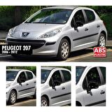 Peugeot 207 2006-2012 Batman Yarasa Ayna Kapağı Piano Black ABS Plastik