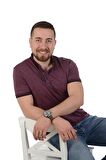 Raymons Erkek Bordo Polo Yaka  Desenli T-Shirt Regular Kesim