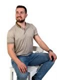 Erkek Vizon Polo Yaka Desenli T-Shirt Regular Kesim