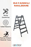  Çift Taraflı Dayanıklı 5+5 Metal Basamaklı Merdiven