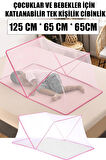 KATLANABİLİR PEMBE ÇOCUK VE BEBEK CİBİNLİK