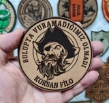 KORSAN FİLO- Deri PEÇ - Arma - Askeri Patch 