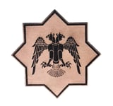 SELÇUKLU Kartalı Yıldız Deri PEÇ - Arma - Askeri Patch