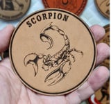 Akrep Deri PEÇ - Arma - Scorpion Leather Patch 