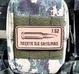 7,62 Reçete İle Satılmaz Deri PEÇ  -Arma - Leather Patch