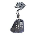 Orjinal Asker Künyesi - Lazer Kazıma - Army Dog tag
