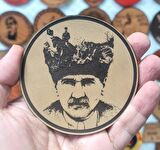 ATATÜRK - Deri Peç - Arma - Leather Patch