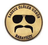 SADECE ÖLÜLER GÖRÜR - BABAYİĞİT Deri PEÇ- Arma - Patch