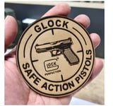 GLOCK  Deri PEÇ - Arma - Askeri Patch