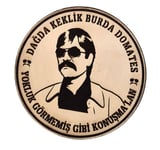 Dağda Keklik Burda Domates  Deri PEÇ - Arma - Askeri Patch