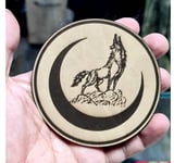 BOZKURT HİLAL Deri PEÇ - Arma - Askeri Patch