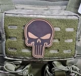 KURU KAFA NO:1 - Deri PEÇ - Arma - Askeri Patch