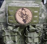 KURU KAFA NO:3 - Deri PEÇ - Arma - Askeri Patch