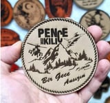 PENÇE KILIÇ HAREKATI - Deri PEÇ - Arma - Askeri Patch