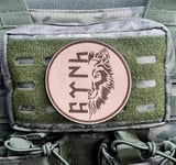 BÖRÜ GÖKTÜRKÇE TÜRK - Deri PEÇ - Arma - Askeri Patch
