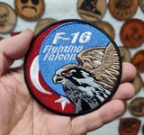 F16 Fighting Falcon Askeri Patch Yama Havacı Peç- PEÇ