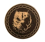 PİTBULL - Deri PEÇ - Arma - Askeri Patch pitbul peç