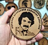 Ferdi TAYFUR Uykusuz Gecelerin Sabahını Bana Sor Deri PEÇ - Arma - Askeri Patch