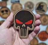 KURU KAFA NO:1 - Deri PEÇ - Arma - Askeri Patch