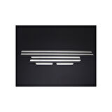 BMW 3 SERİSİ E-46 Uyumlu 1998 -2005 YAN KAPI ÇITASI 6 Parça Paslanmaz Krom