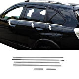 Chevrolet Captiva Uyumlu Cam Çıtası 6 Parça 2006-2018 Paslanmaz Krom