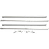 CİTROEN C-ELYSEE UYUMLU SEDAN CAM ÇITASI 6 PARÇA 2012 ve ÜZERİ PASLANMAZ KROM