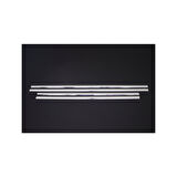 FİAT UNO UYUMLU CAM ÇITASI 4 PARÇA PASLANMAZ KROM