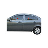 HYUNDAİ ACCENT ERA UYUMLU CAM ÇITASI 4 PARÇA 2005-2011 PASLANMAZ KORM
