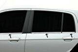 HYUNDAİ GETZ UYUMLU CAM ÇITASI 6 PARÇA 2002-2011 PASLANMAZ KROM