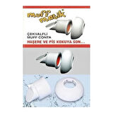 2 ADET Koku Önleyici  Çekvalfli Adaptör ContaØ50 Lavabo & Eviye Gideri için